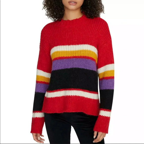 Sanctuary Over The Rainbow Sweater Red - Picture 4 of 5
